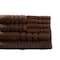 Hastings Home Hastings Home 8 Piece 100 Percent Cotton Plush Bath Towel Set Choc 181608FEE - alternate 2
